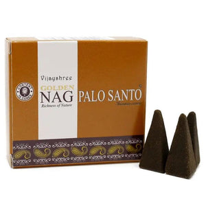 Golden Nag Cones D'Encens Palo Santo