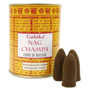 Goloka Reflux Cones D'Encens Nag Champa - SHOPHORSE