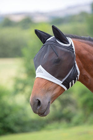Shires Masque Anti mouches avec oreilles - SHOP HORSE