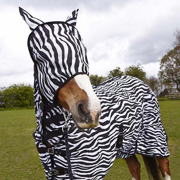 Elico Masque Anti-mouches Zebre - SHOP HORSE