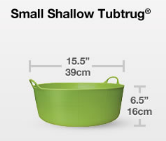 Tubtrugs Seaux Souple  Shallow- 15L - SHOPHORSE